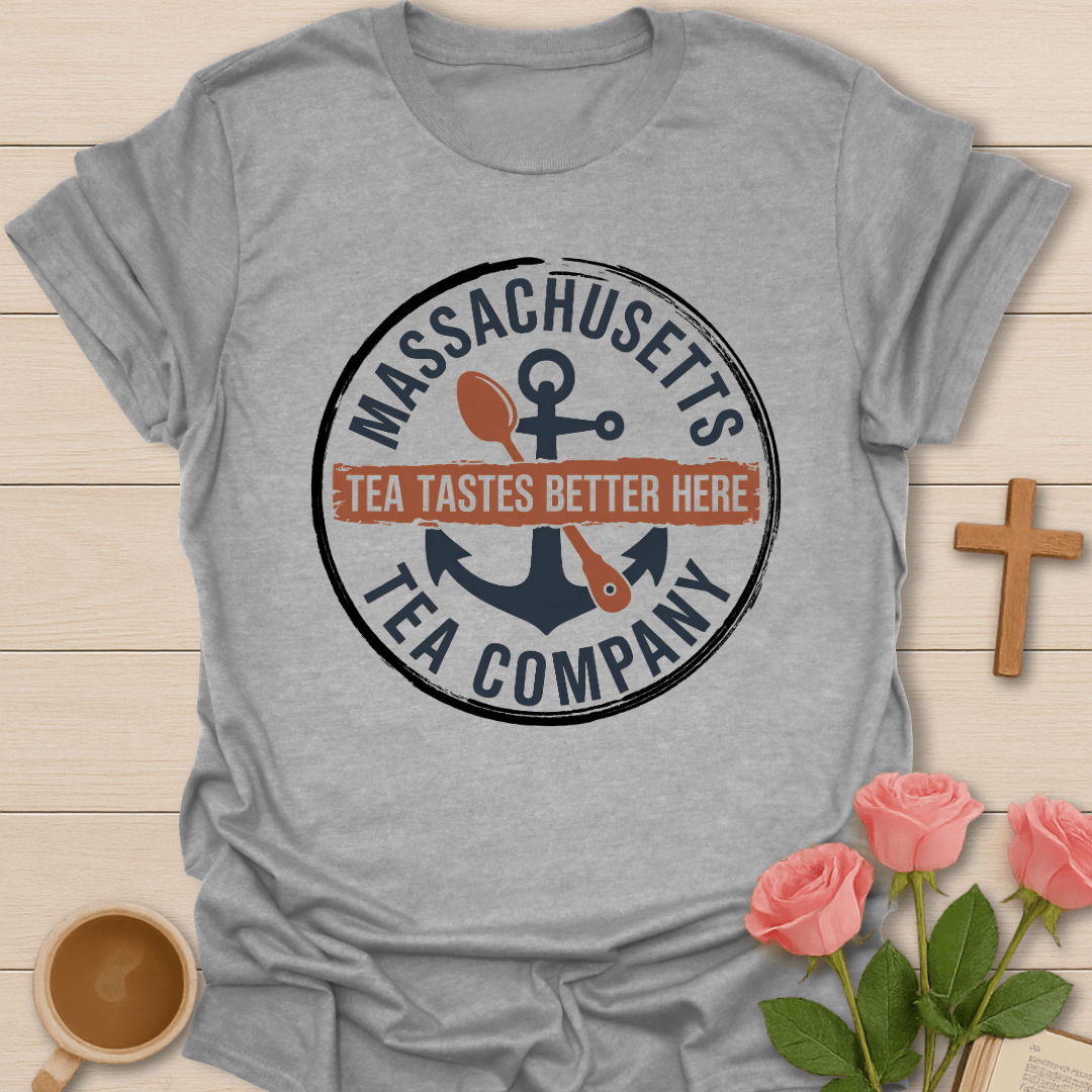 Vintage Massachusetts Tea T-Shirt T-Shirt