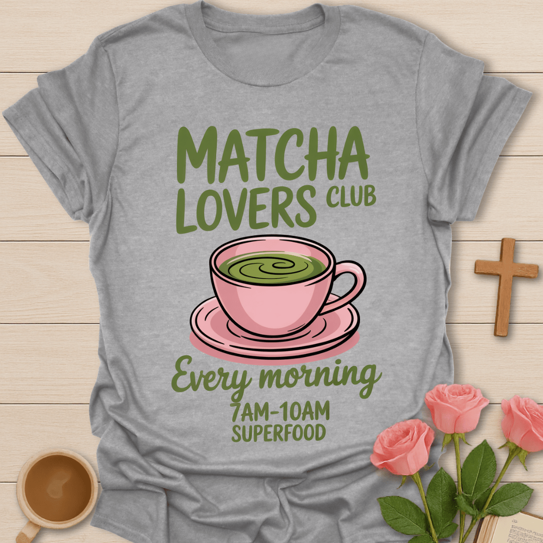 Matcha Lovers Club T-Shirt T-Shirt