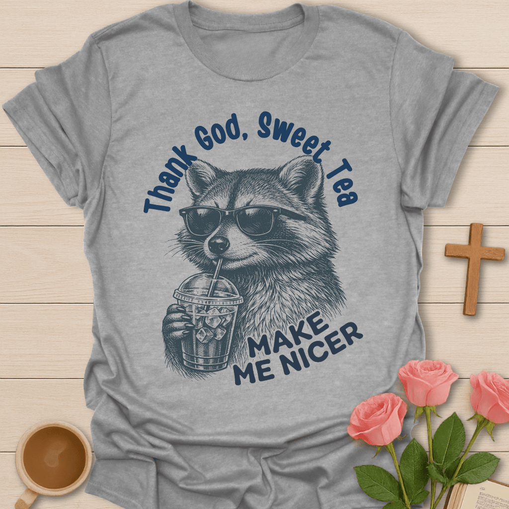 Sweet Tea Raccoon T-Shirt T-Shirt