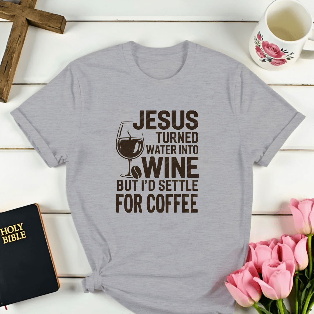 Wine Or Coffee T-Shirt