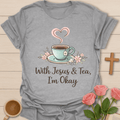 Okay with Jesus Tea T-Shirt T-Shirt
