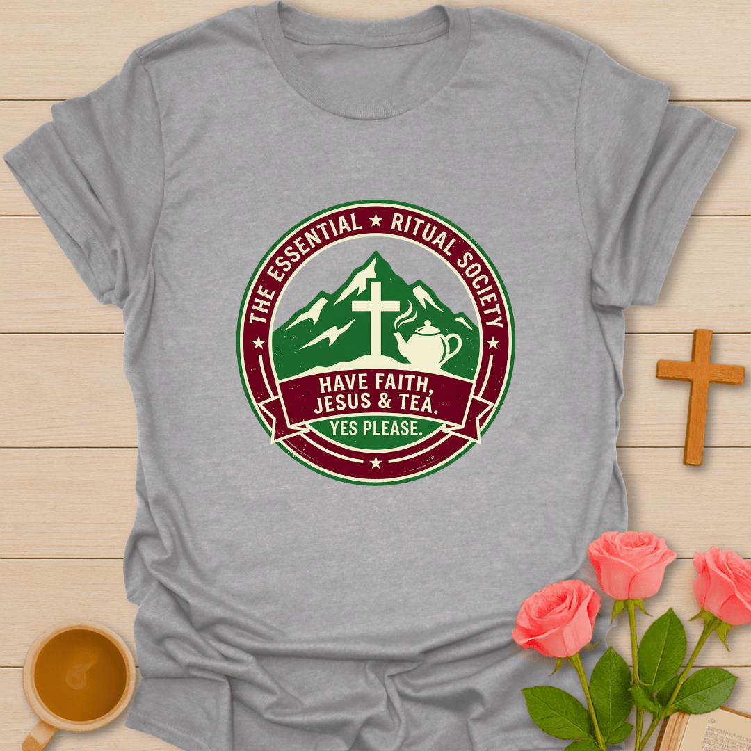 Faith Jesus Tea Ritual T-Shirt T-Shirt