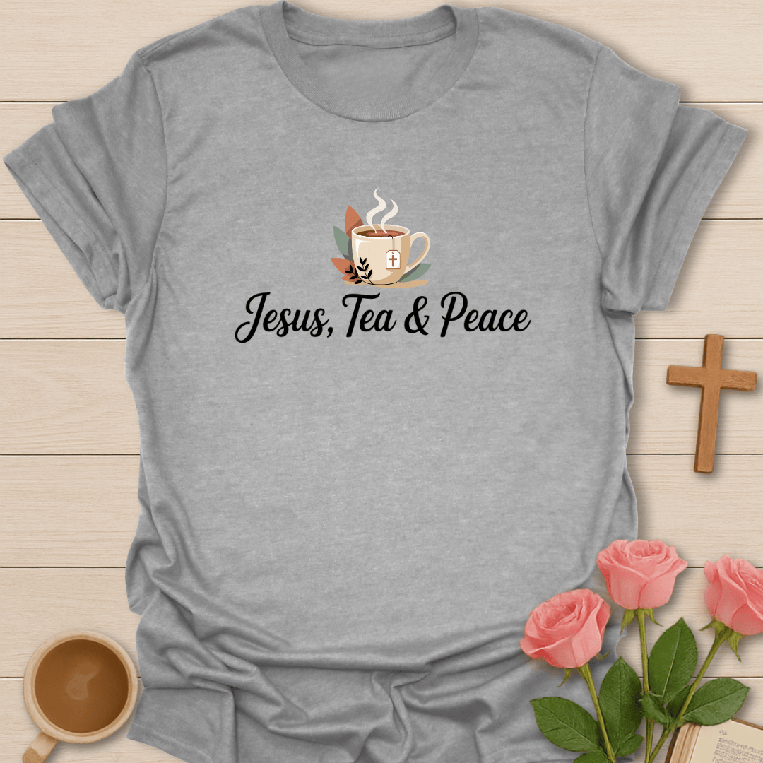Jesus Tea & Peace T-Shirt T-Shirt