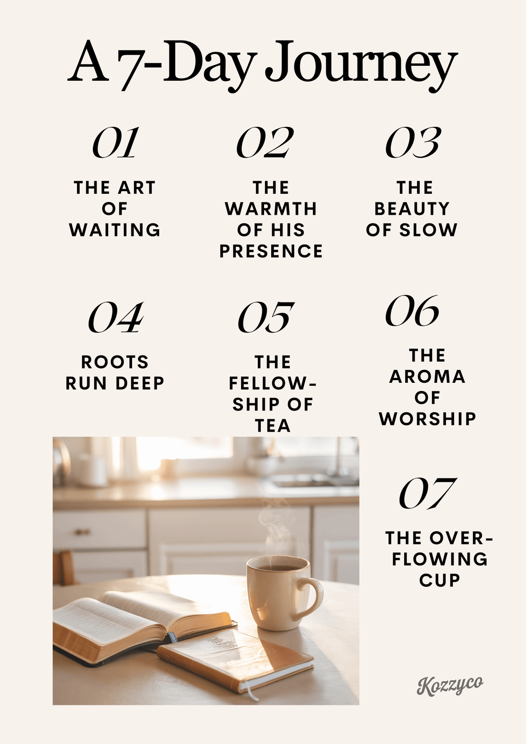 Sacred Steep Practice Guide - 7-Day Tea & Faith Devotional T-Shirt