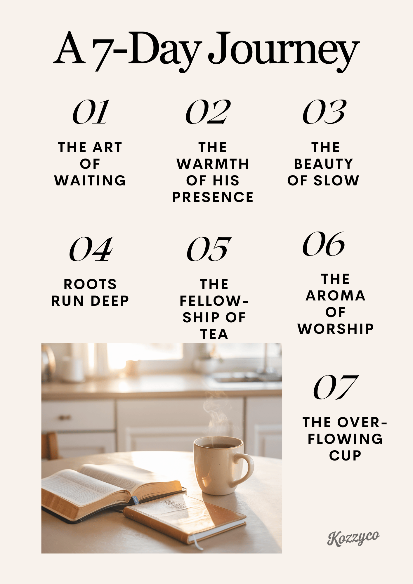 Sacred Steep Practice Guide - 7-Day Tea & Faith Devotional T-Shirt
