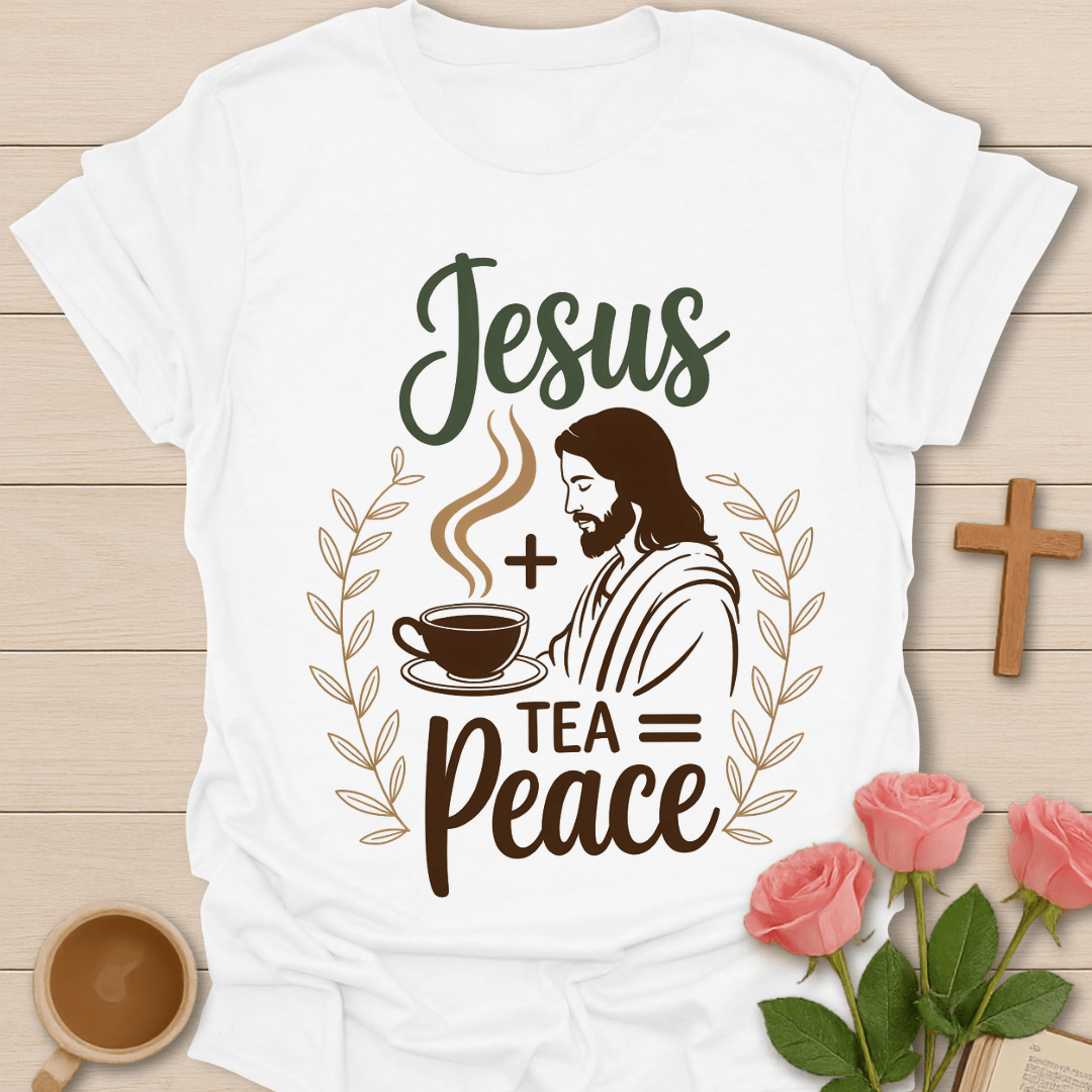 Jesus Tea Equals Peace T-Shirt T-Shirt