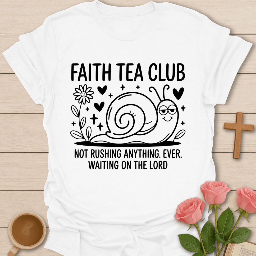 Waiting Faith Tea Club T-Shirt T-Shirt