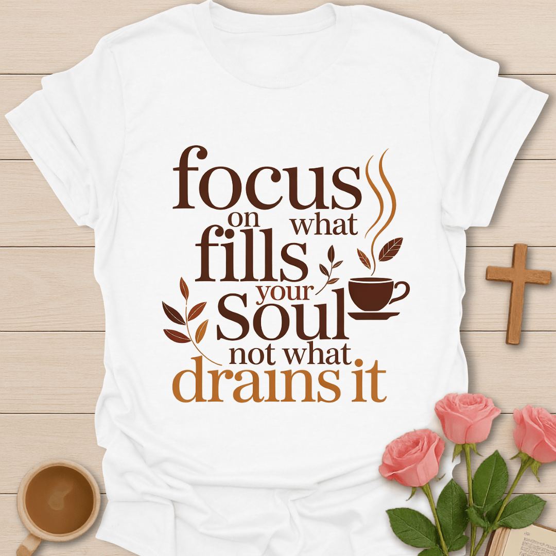 Faith Fills Soul Tea T-Shirt T-Shirt