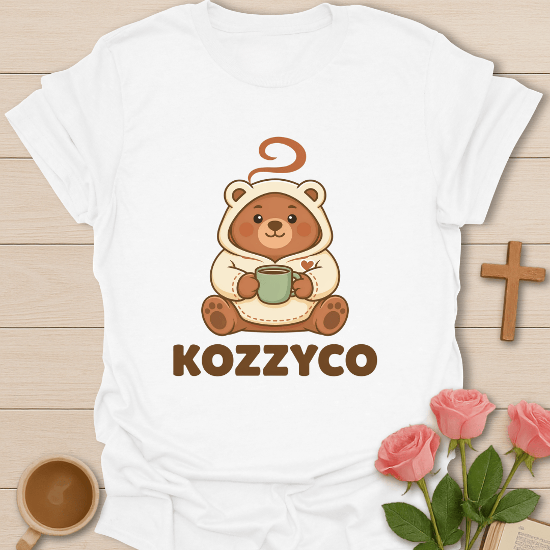 KozzyCo Tea Bear T-Shirt KozzyCo Christian and tea lover design