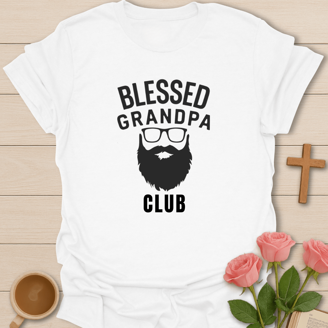 Blessed Grandpa Club T-Shirt
