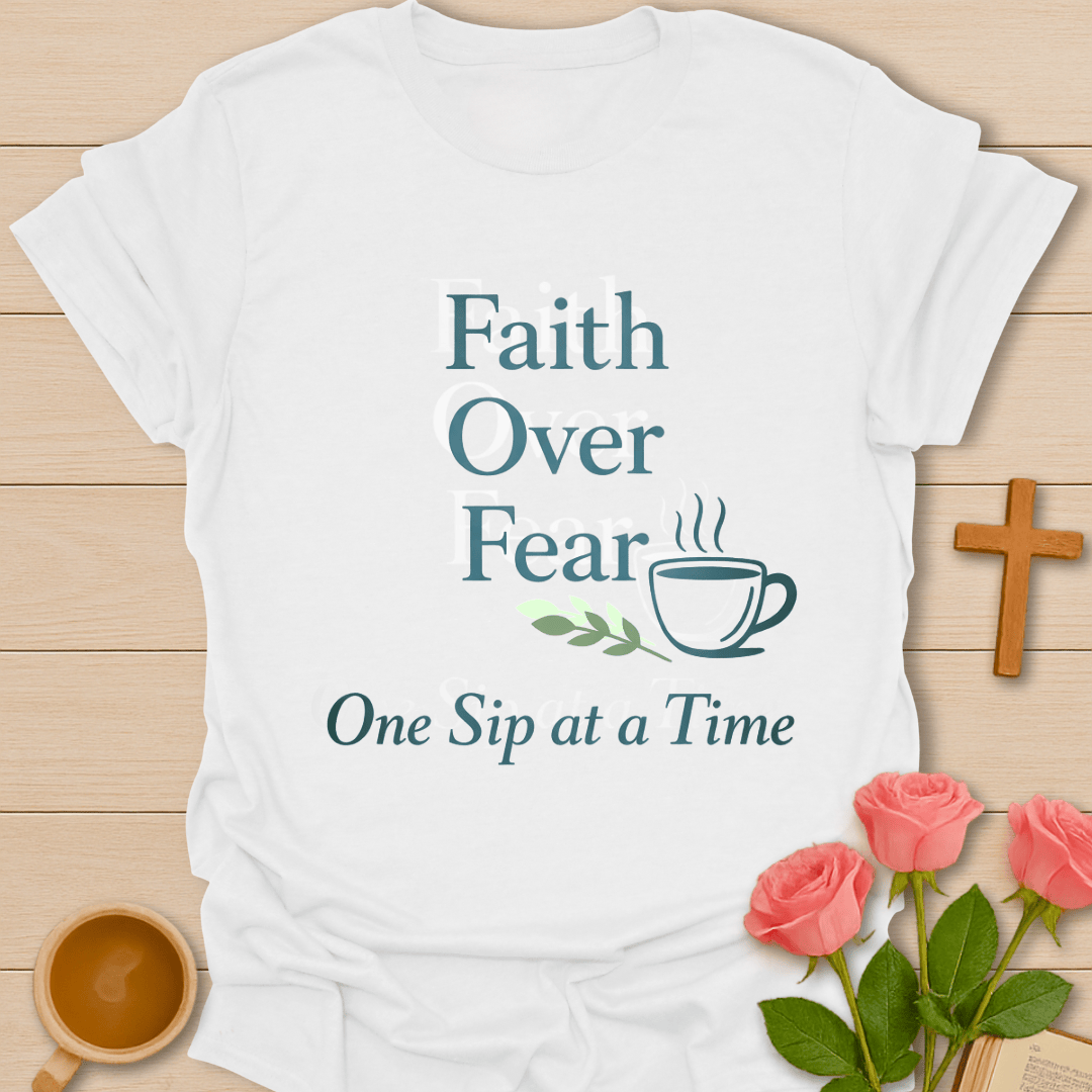 Faith Over Fear Sip T-Shirt