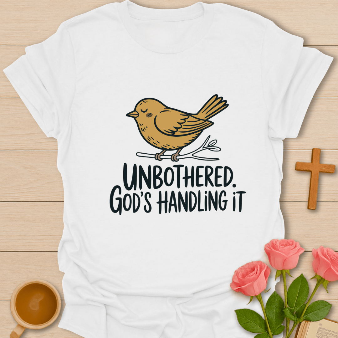 Unbothered God's Handling It  T-Shirt