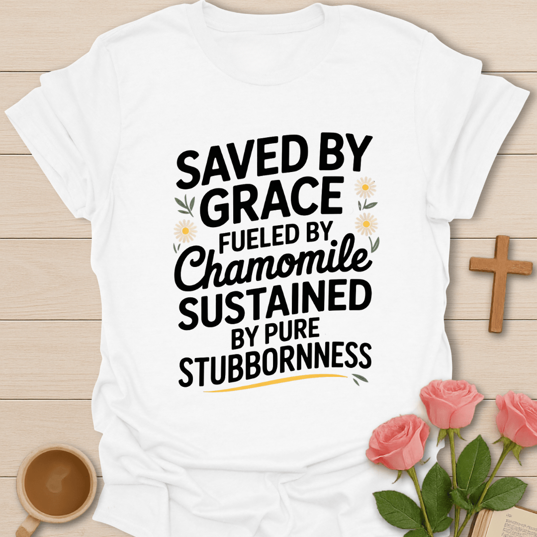 Saved by Grace Tea T-Shirt T-Shirt