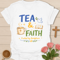 Tea & Faith: Fueled by Scripture T-Shirt T-Shirt