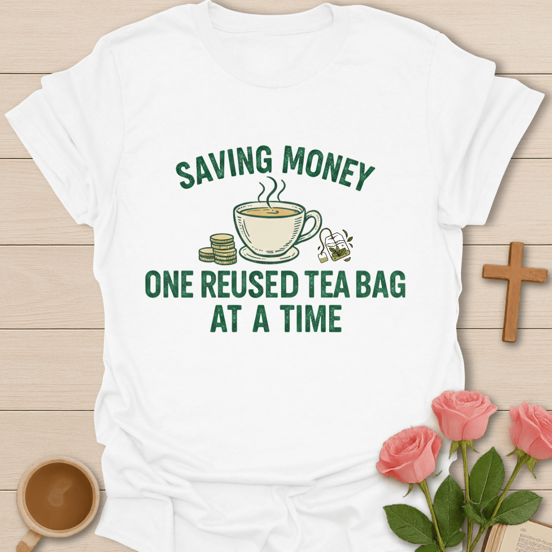 Saving Money Steeping Tea T-Shirt T-Shirt