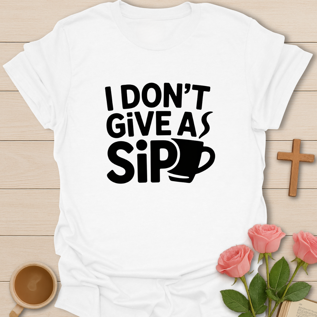 I Don't Give A Sip T-Shirt