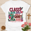 Classy Faith Filled Tea Soul T-Shirt KozzyCo Christian and tea lover design