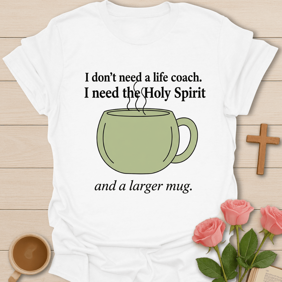 Holy Spirit & A Larger Mug T-Shirt