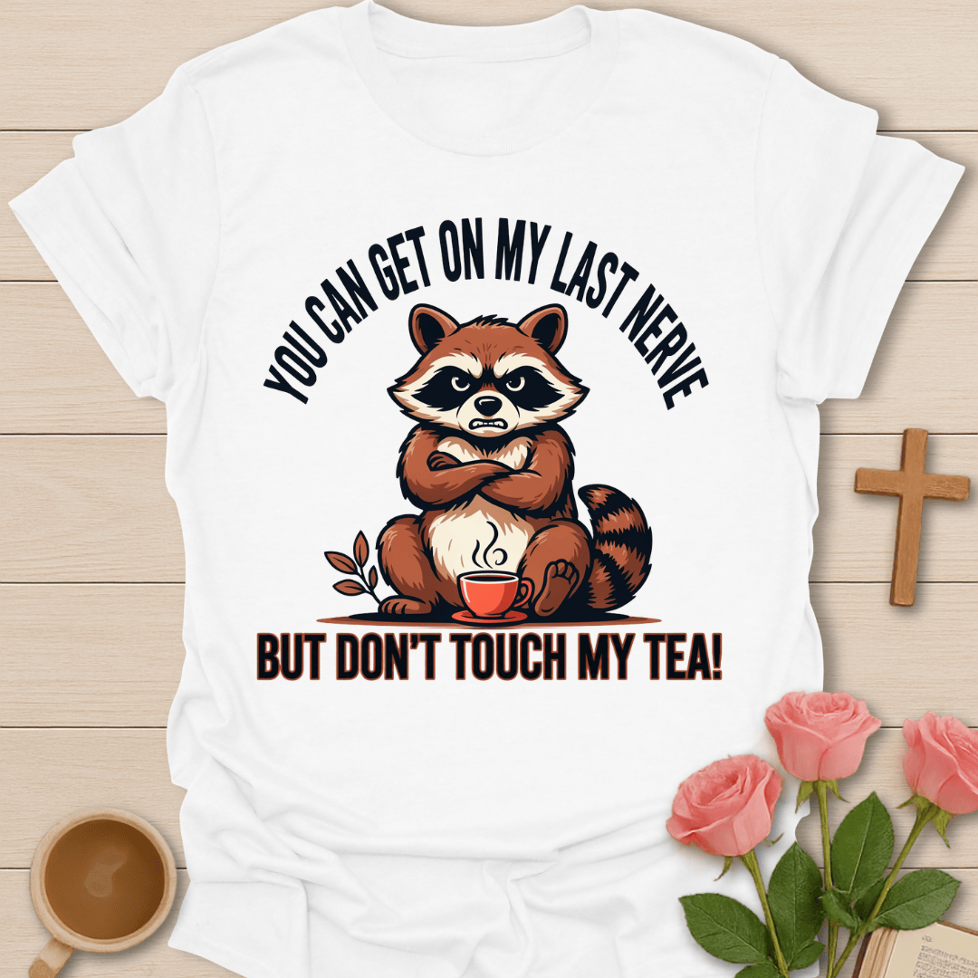Grumpy Raccoon Tea T-Shirt