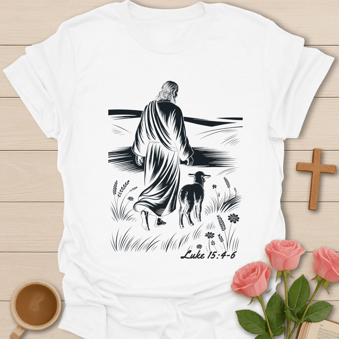 Jesus' Lost Sheep T-Shirt - Kozzy Co White / S