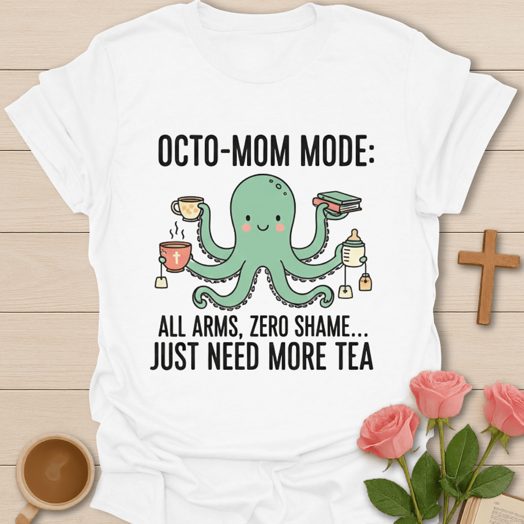 Octo-Mom Tea T-Shirt T-Shirt