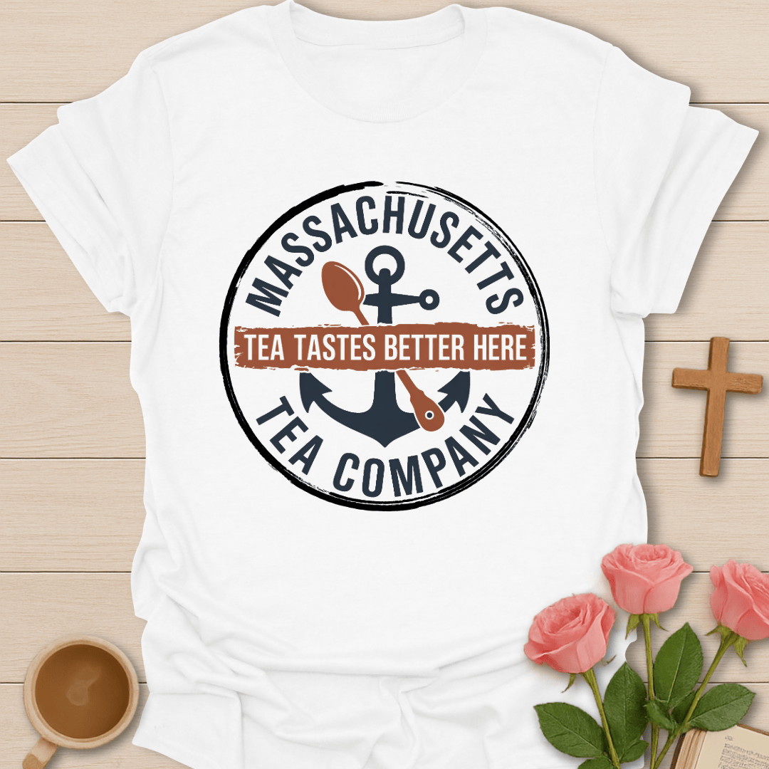 Vintage Massachusetts Tea T-Shirt T-Shirt