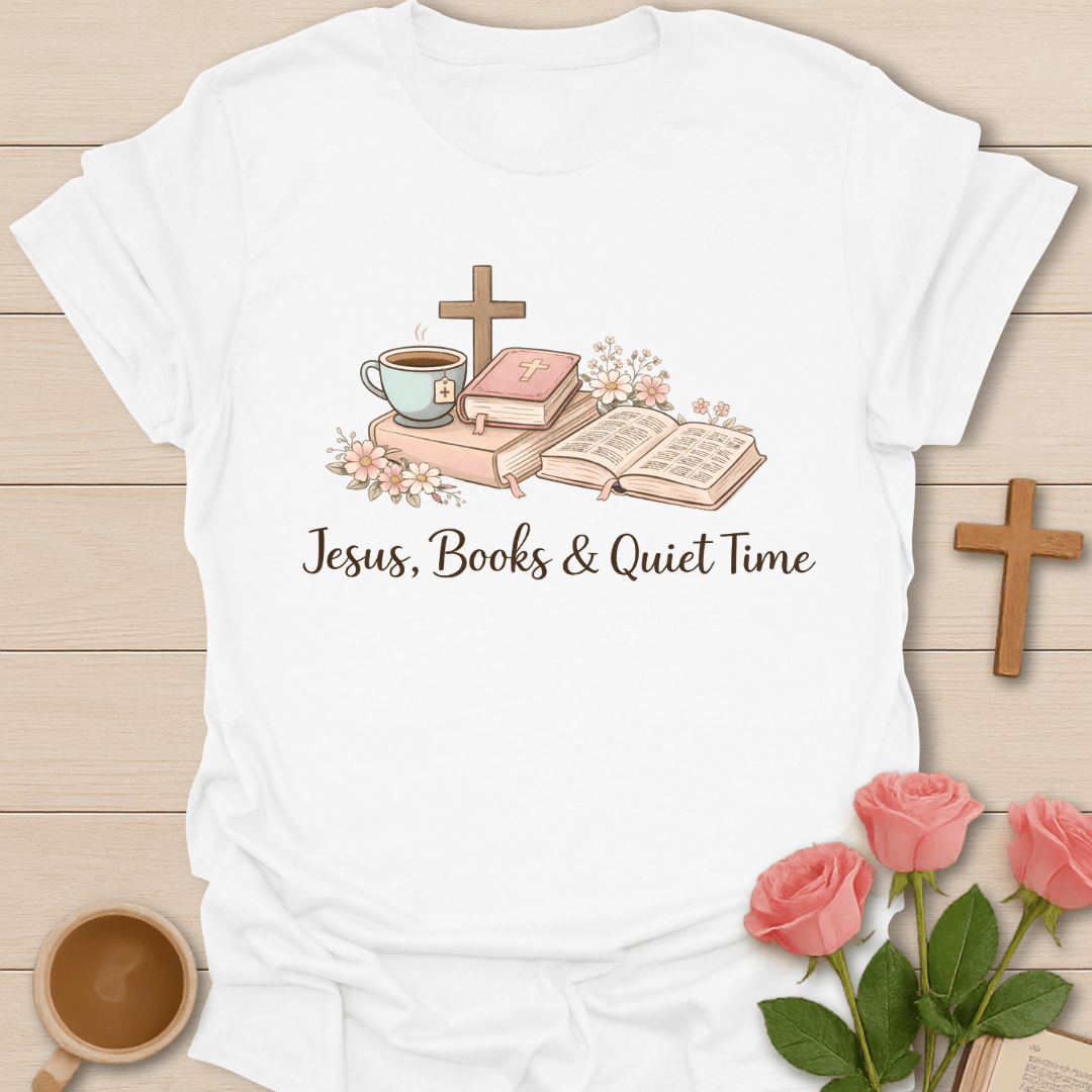 Jesus Books Quiet Time T-Shirt T-Shirt