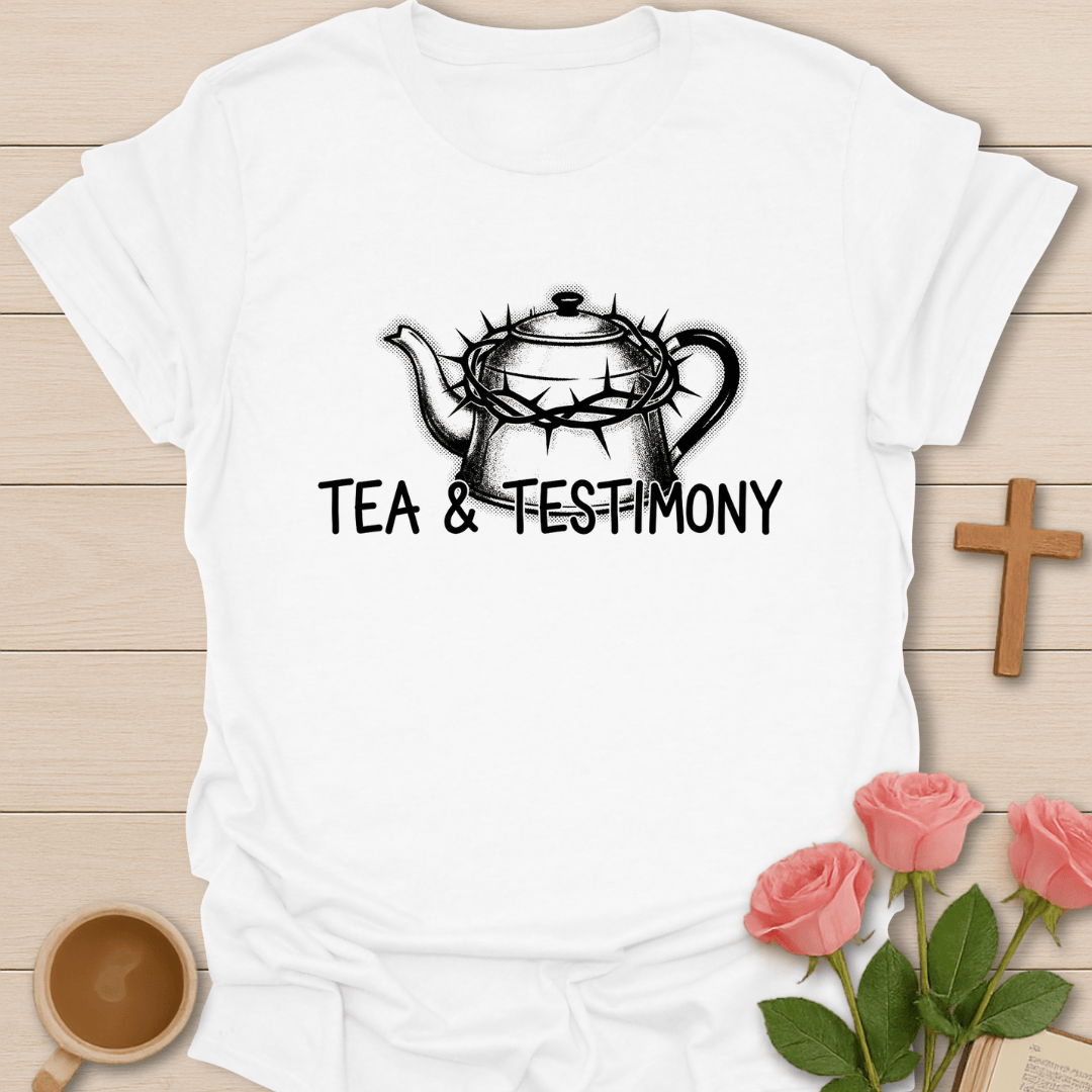 Tea & Testimony T-Shirt T-Shirt