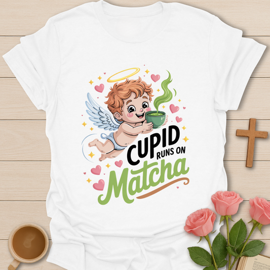 Cupid Runs On Matcha T-Shirt