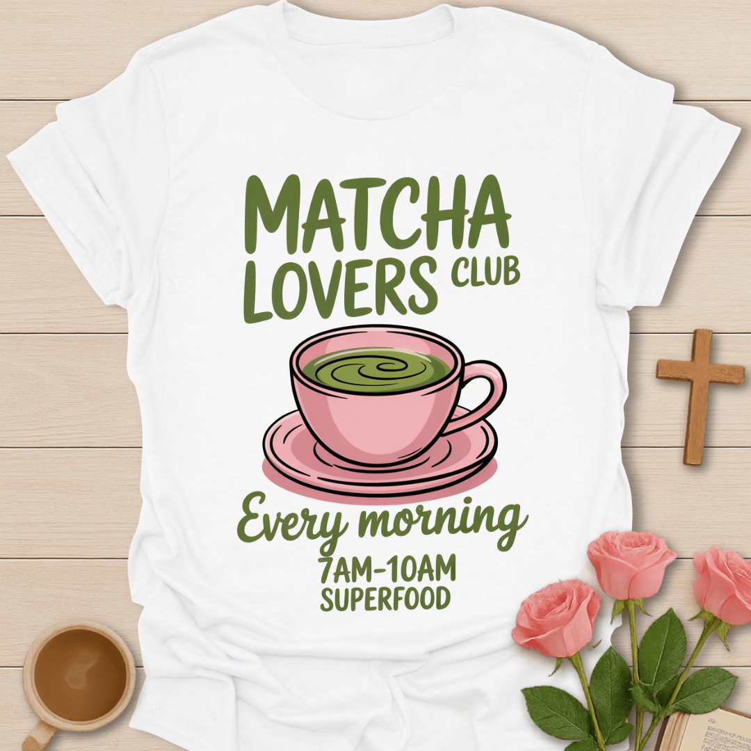 Matcha Lovers Club T-Shirt T-Shirt