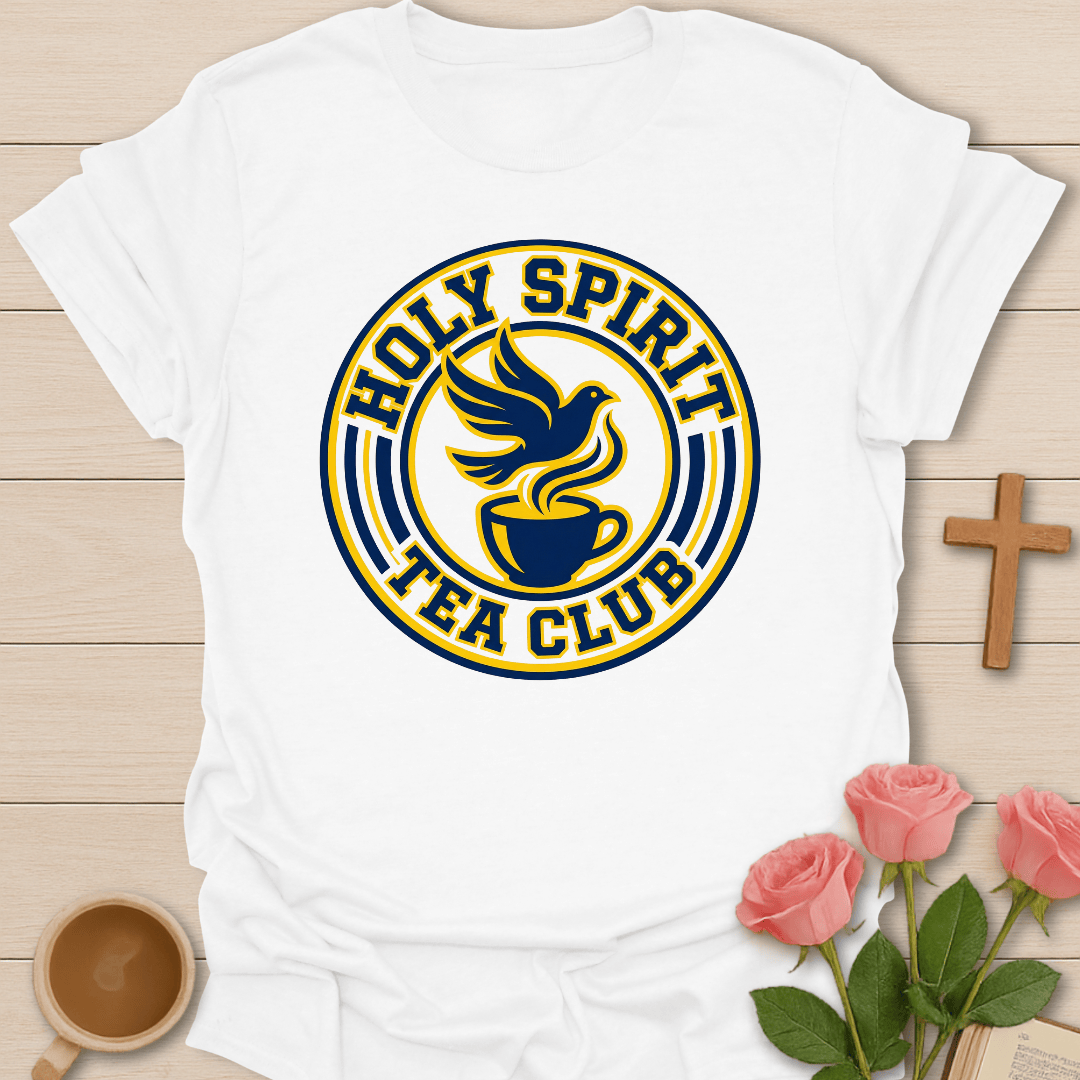 Holy Spirit Tea Club T-Shirt - Kozzy Co White / S