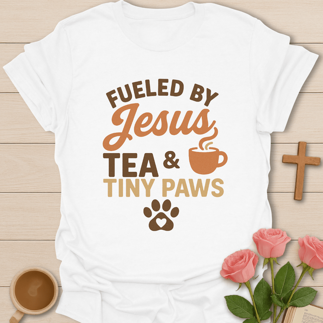 Jesus Tea & Tiny Paws T-Shirt T-Shirt