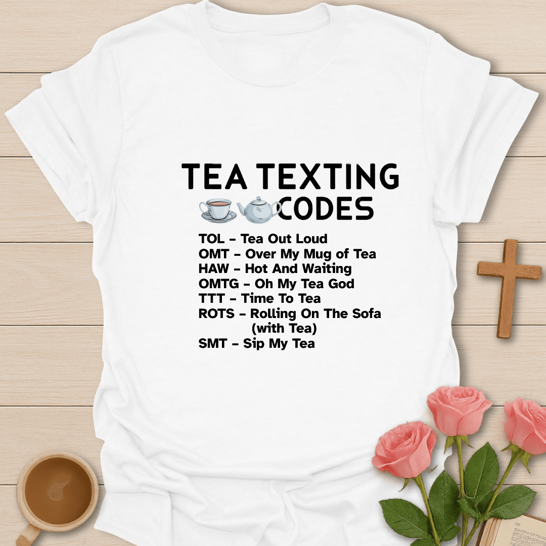 Tea Texting Code T-Shirt