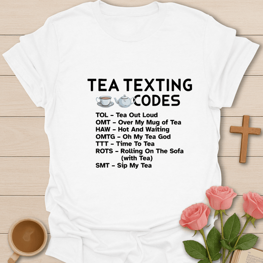 Tea Texting Code T-Shirt