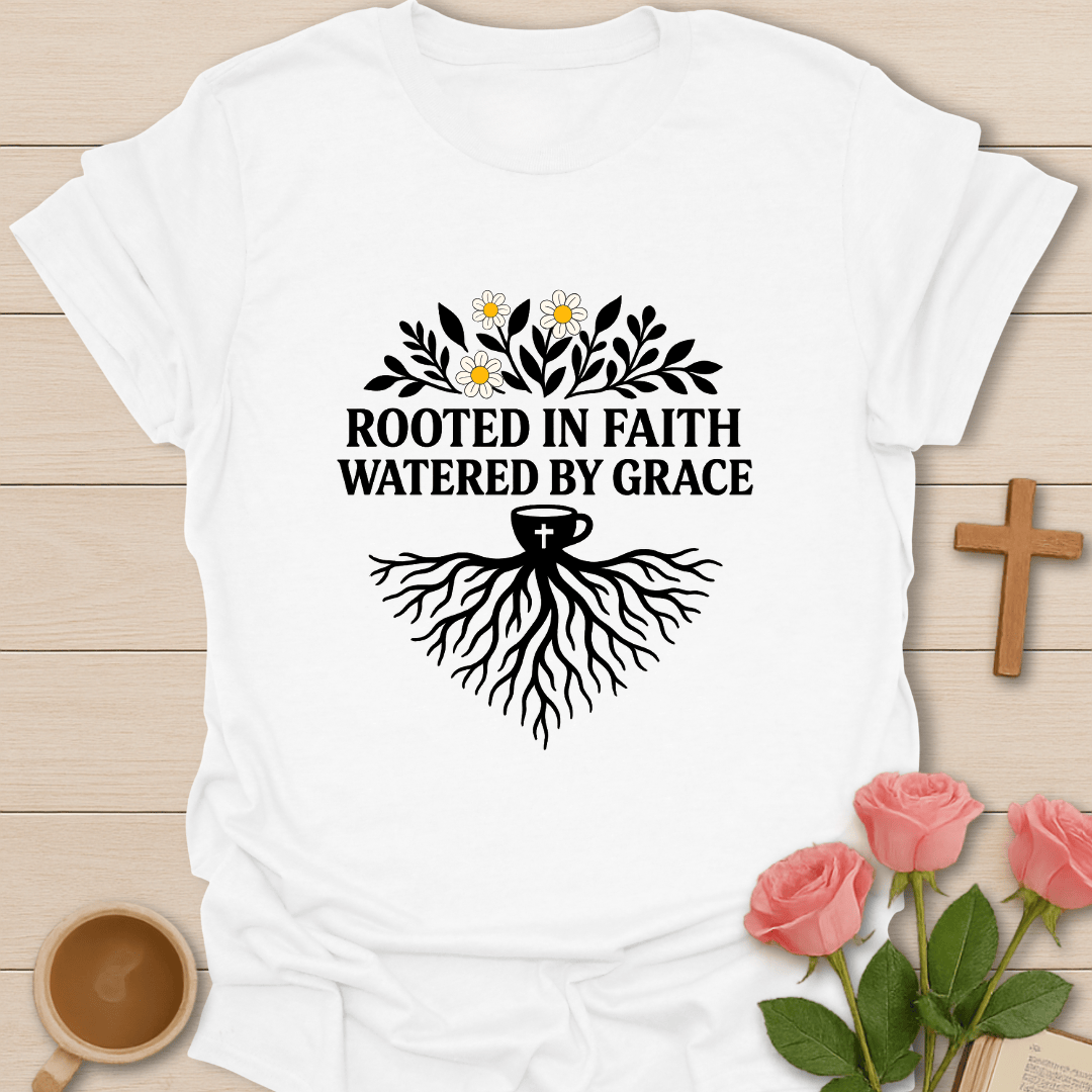 Daisy Rooted In Faith T-Shirt T-Shirt