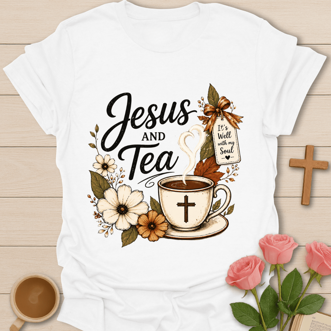 Jesus and Tea Blessings T-Shirt