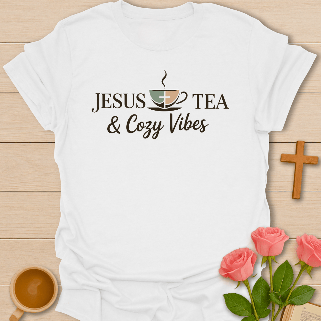 Jesus Tea & Cozy Vibes T-Shirt T-Shirt