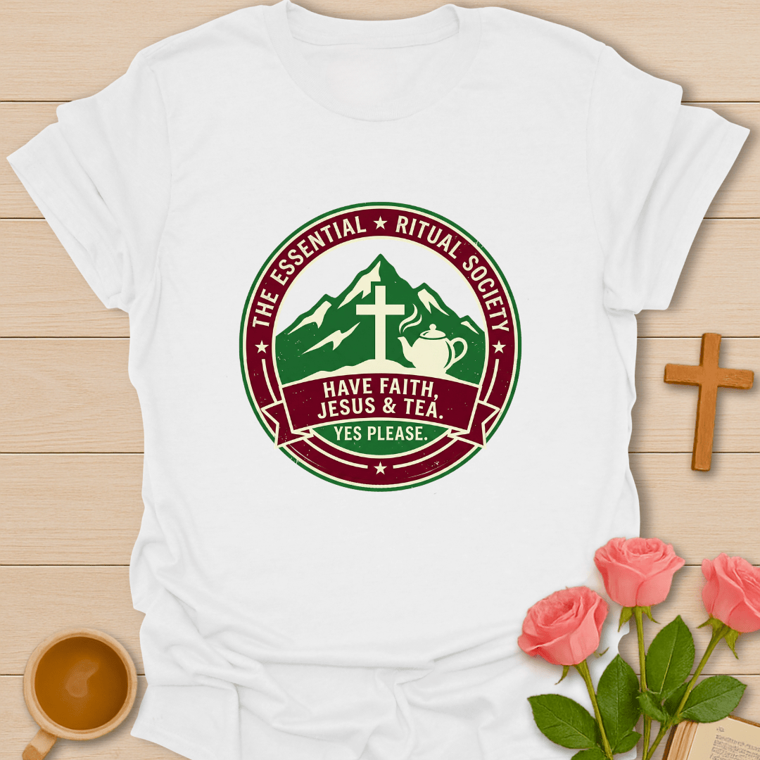 Faith Jesus Tea Ritual T-Shirt T-Shirt