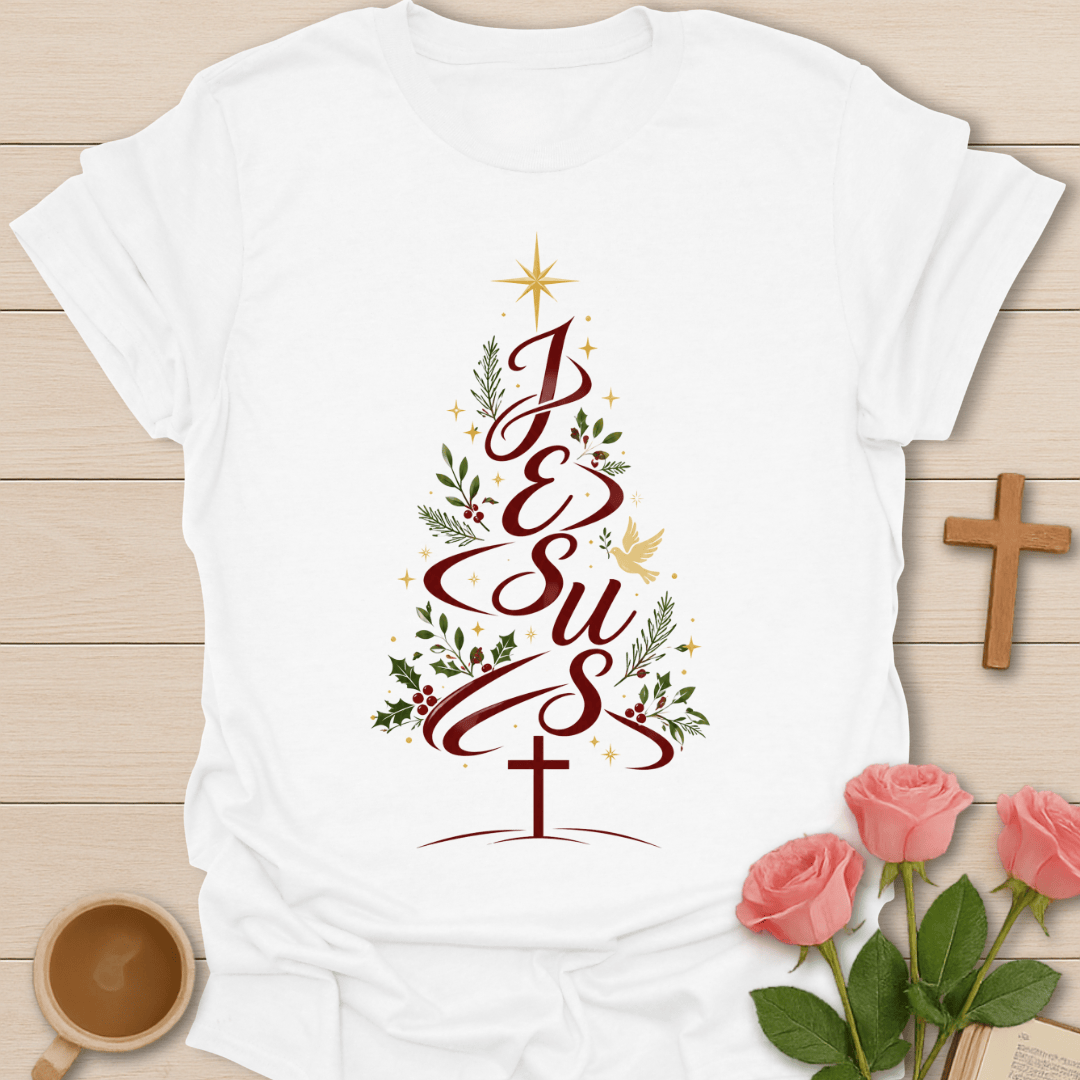 Jesus Christmas Tree T-Shirt