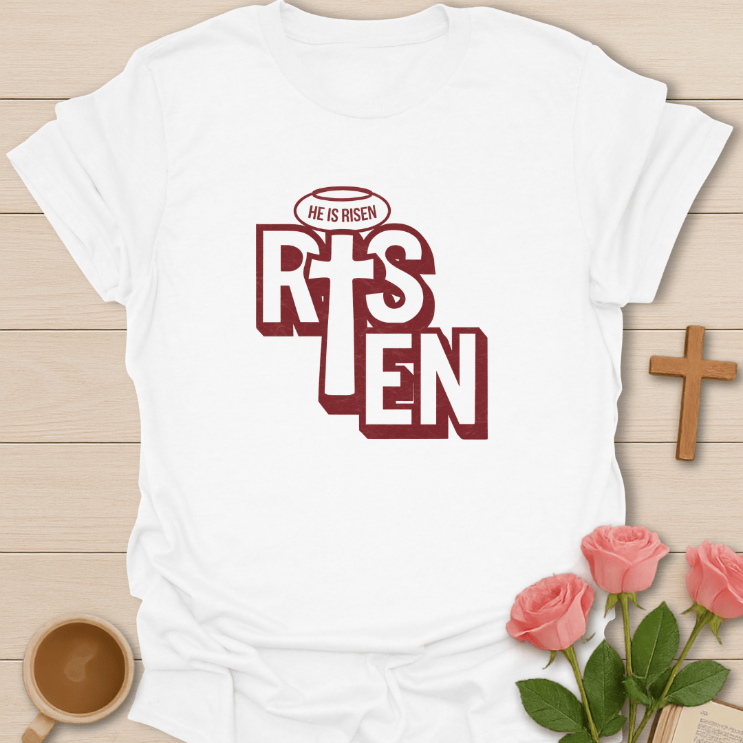 Risen Cross T-Shirt T-Shirt