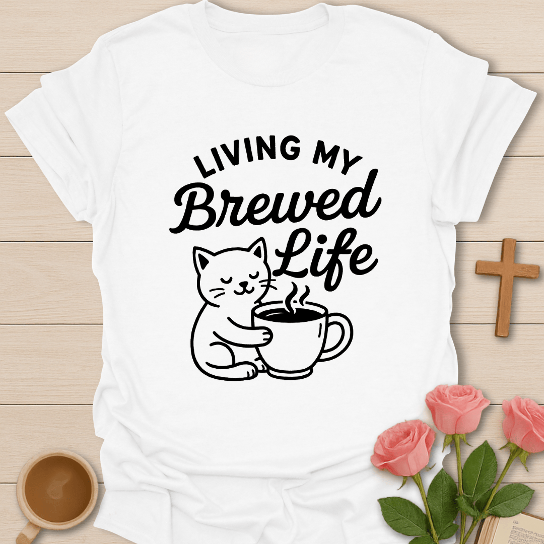 Cat Brewing My Best Life  T-Shirt