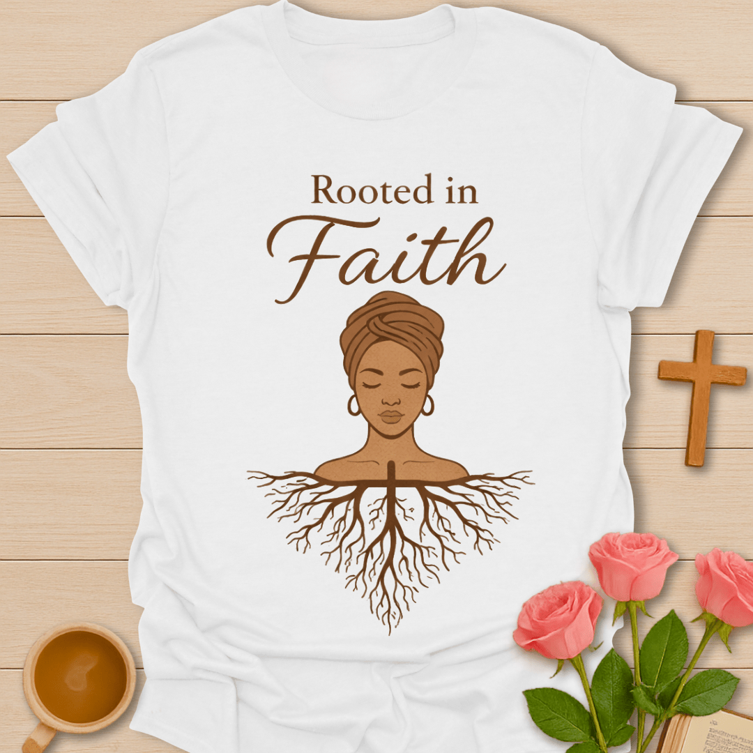 Afrohemian Rooted In Faith T-Shirt