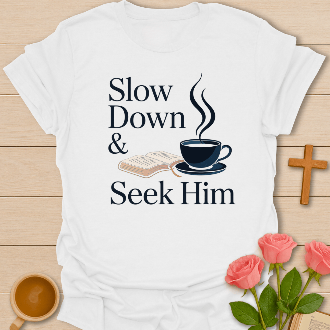 Slow Down Seek Him T-Shirt T-Shirt