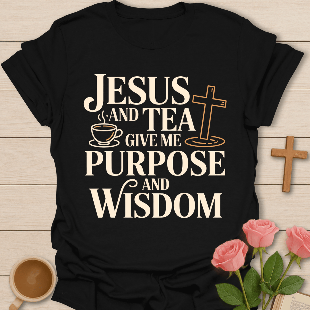 Jesus Tea Purpose Wisdom T-Shirt T-Shirt