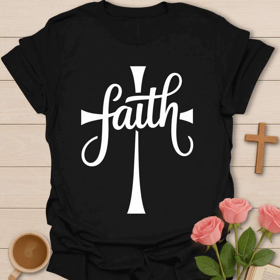Faith Cross Christian T-Shirt T-Shirt