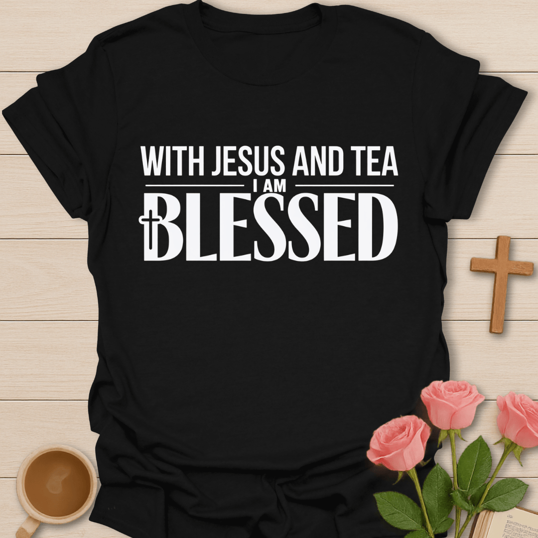 Blessed in Christ Tea T-Shirt T-Shirt
