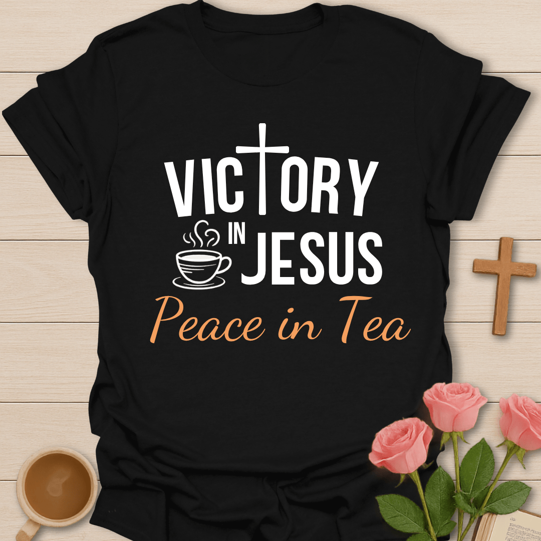 Jesus Victory Peace Tea T-Shirt T-Shirt