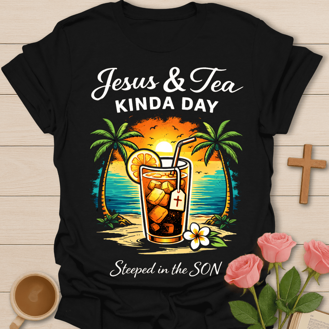 Jesus & Tea Beach T-Shirt T-Shirt