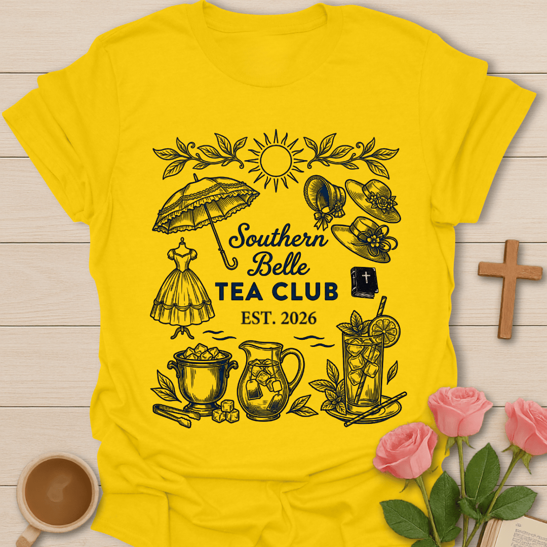 Southern Belle Tea Club T-Shirt T-Shirt