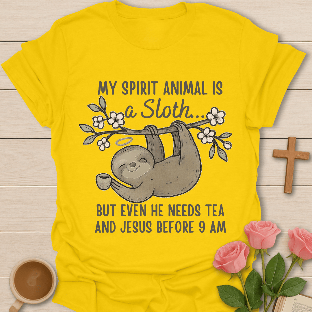 Sloth Spiritual Animal T-Shirt T-Shirt